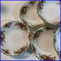 10 ROYAL ALBERT OLD COUNTRY ROSES 6'' ALL PURPOSE SOUP CEREAL BOWLS New