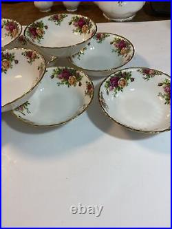10 ROYAL ALBERT OLD COUNTRY ROSES 6'' ALL PURPOSE SOUP CEREAL BOWLS New