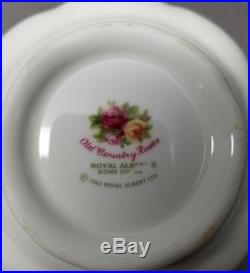 10 Royal Albert OLD COUNTRY ROSES Cream Soup Bowls Bone China OLD BACKSTAMP