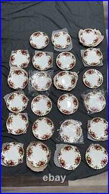 10 Royal Albert Old Country Roses 6-1/4 Bread Plates Round Vintage 1962 England