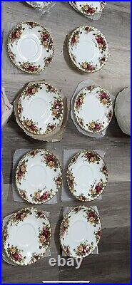 10 Royal Albert Old Country Roses 6-1/4 Bread Plates Round Vintage 1962 England