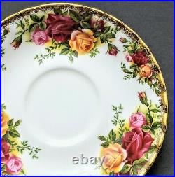 10 Sets Royal Albert Old Country Roses Tea Cups & Saucers withScalloped Gold Trim