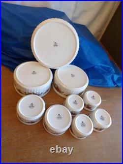 11 Royal Albert Country Bakeware @1992 Fine China England Soufflé/Ramekin Dishes 11 Royal Albert Country Bakeware @1992 Fine China England Soufflé/Ramekin Dishes