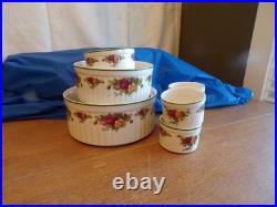 11 Royal Albert Country Bakeware @1992 Fine China England Soufflé/Ramekin Dishes 11 Royal Albert Country Bakeware @1992 Fine China England Soufflé/Ramekin Dishes