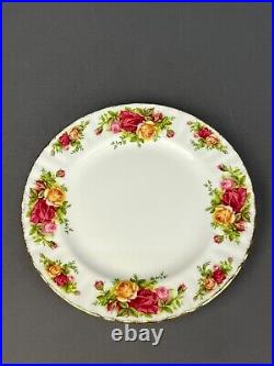 12 New Royal Albert Old Country Roses 8 1/8 Salad Plates with Gold Trim England