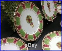 12 New Royal Albert Old Country Roses Seasons Of Colour 8 Salad/dessert Plates