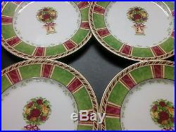 12 New Royal Albert Old Country Roses Seasons Of Colour 8 Salad/dessert Plates