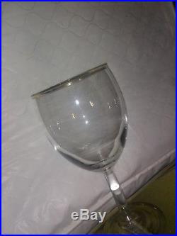 12 Royal Albert Old Country Roses wine/water glasses real 22kt trim