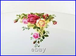 15 3/8'' Large Vintage 1962 Royal Albert Old Country Roses Bowl Fine Bone China