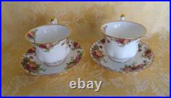 15 Pcs Royal Albert Old Country Roses Dinner Set