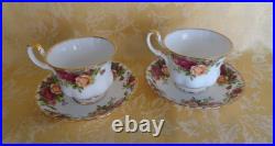 15 Pcs Royal Albert Old Country Roses Dinner Set