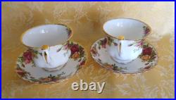 15 Pcs Royal Albert Old Country Roses Dinner Set