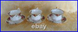 15 Pcs Royal Albert Old Country Roses Dinner Set