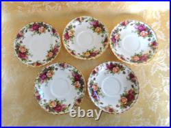 15 Pcs Royal Albert Old Country Roses Dinner Set