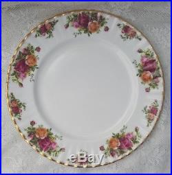 15 pc SET Royal Albert Old Country Roses 5 Piece Dinner Place Setting for 3 1962