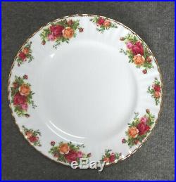 16 Pc Royal Albert Bone China, England, Old Country Roses, 4 Place Sets, Mint