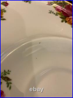 (16) Royal Albert OLD COUNTRY ROSES Snack Tennis Plate Cup England Made, Lovely (16) Royal Albert OLD COUNTRY ROSES Snack Tennis Plate Cup England Made, Lovely