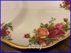 (16) Royal Albert OLD COUNTRY ROSES Snack Tennis Plate Cup England Made, Lovely (16) Royal Albert OLD COUNTRY ROSES Snack Tennis Plate Cup England Made, Lovely