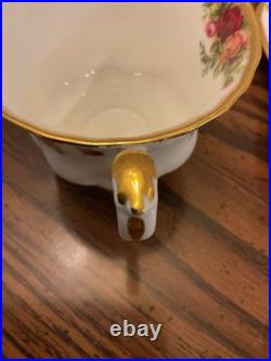 (16) Royal Albert OLD COUNTRY ROSES Snack Tennis Plate Cup England Made, Lovely (16) Royal Albert OLD COUNTRY ROSES Snack Tennis Plate Cup England Made, Lovely