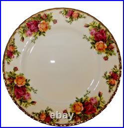 16 UNUSED Royal Albert Old Country Roses 8 1/8 Salad Plates withGold Trim ENGLAND