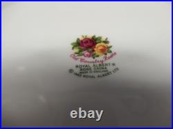 16 UNUSED Royal Albert Old Country Roses 8 1/8 Salad Plates withGold Trim ENGLAND