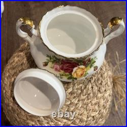 1962 Royal Albert Bone China England Old Country Roses 8 Place Settings 56 Pcs