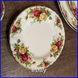 1962 Royal Albert Bone China England Old Country Roses 8 Place Settings 56 Pcs