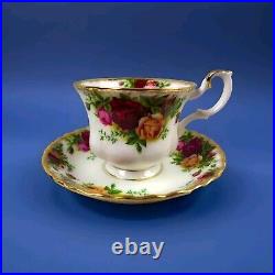 1962 Royal Albert Bone Old Country Roses Tea Cups and Saucers Set- 6 SETS 1962 Royal Albert Bone Old Country Roses Tea Cups and Saucers Set- 6 SETS