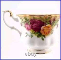 1962 Royal Albert Bone Old Country Roses Tea Cups and Saucers Set- 6 SETS 1962 Royal Albert Bone Old Country Roses Tea Cups and Saucers Set- 6 SETS