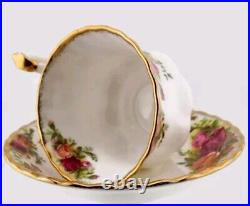 1962 Royal Albert Bone Old Country Roses Tea Cups and Saucers Set- 6 SETS 1962 Royal Albert Bone Old Country Roses Tea Cups and Saucers Set- 6 SETS