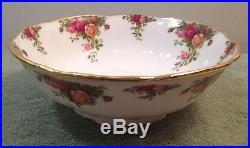 1962 Royal Albert Large Pitcher Bowl Set Old Country Roses Gold Pink Flowers