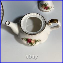 1962 Royal Albert Old Country Rose Victorian Style Child Tea Set For 2 (9 pc)