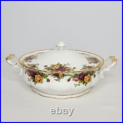 1962 Royal Albert Old Country Roses Bone China Covered Round Vegetable Dish 1962 Royal Albert Old Country Roses Bone China Covered Round Vegetable Dish