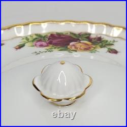 1962 Royal Albert Old Country Roses Bone China Covered Round Vegetable Dish 1962 Royal Albert Old Country Roses Bone China Covered Round Vegetable Dish
