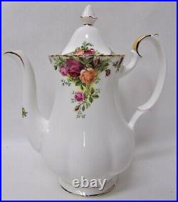 1962 Royal Albert Old Country Roses Coffee Pot Large Size u355