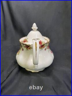 1962 Royal Albert Old Country Roses Large Teapot Tea Pot Bone China