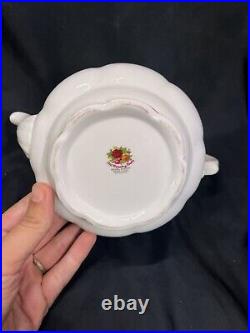 1962 Royal Albert Old Country Roses Large Teapot Tea Pot Bone China