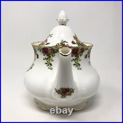 1962 Royal Albert Old Country Roses Large Teapot Tea Pot Bone China BEAUTIFUL