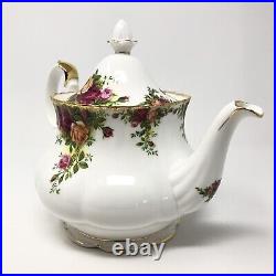 1962 Royal Albert Old Country Roses Large Teapot Tea Pot Bone China BEAUTIFUL