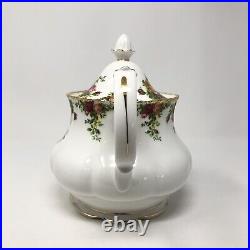 1962 Royal Albert Old Country Roses Large Teapot Tea Pot Bone China BEAUTIFUL