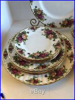 1962 Royal Albert Old Country Roses Service For 4
