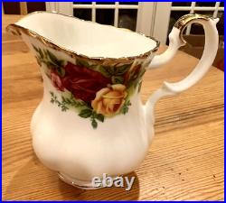 1962 Royal Albert Old Country Roses Tea Set Bone China 14 Pieces NEW