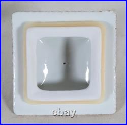 1962 Vtg Royal Albert Old Country Roses Basketweave Square Cookie Jar 12 Nwt