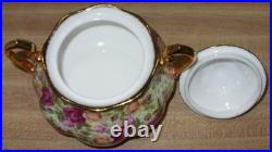 1999 Royal Albert, Old Country Roses, Chintz Collection, Sugar Bowl & Creamer