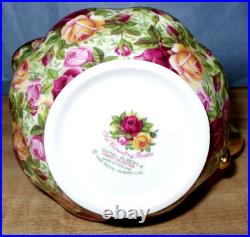 1999 Royal Albert, Old Country Roses, Chintz Collection, Sugar Bowl & Creamer