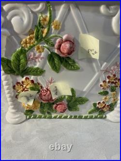 2001 Royal Albert Old Country Rose Seasons Of Color Birdhouse Cookie Jar Rare
