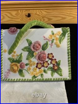 2001 Royal Albert Old Country Rose Seasons Of Color Birdhouse Cookie Jar Rare