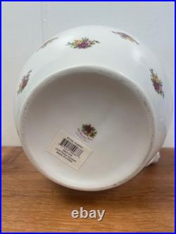 2002 Royal Albert Old Country Roses Sculpted Spouted Handle Water Pitcher