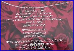 2003 Royal Albert Basketweaver Bowl 14 England 1962 Old Country Roses