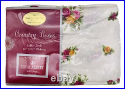 2006 Royal Albert England Old Country Roses Luxery Table Cloth 60 x 84 Oblong